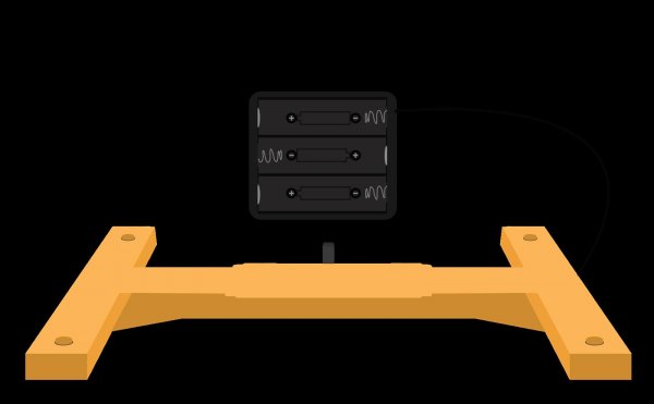 BeeConn Waage mit Batteriehalter