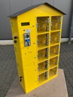 Honey machine 10 compartments; Rapeseed yellow housing,...