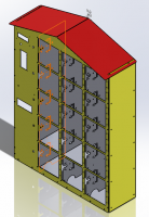 Honey machine 15 compartments; Rapeseed yellow housing,...