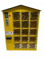 Honigautomat 15-Fächer ; Gehäuse Rapsgelb, Dach...