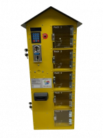 Honigautomat 5-Fächer ; Gehäuse Rapsgelb, Dach...